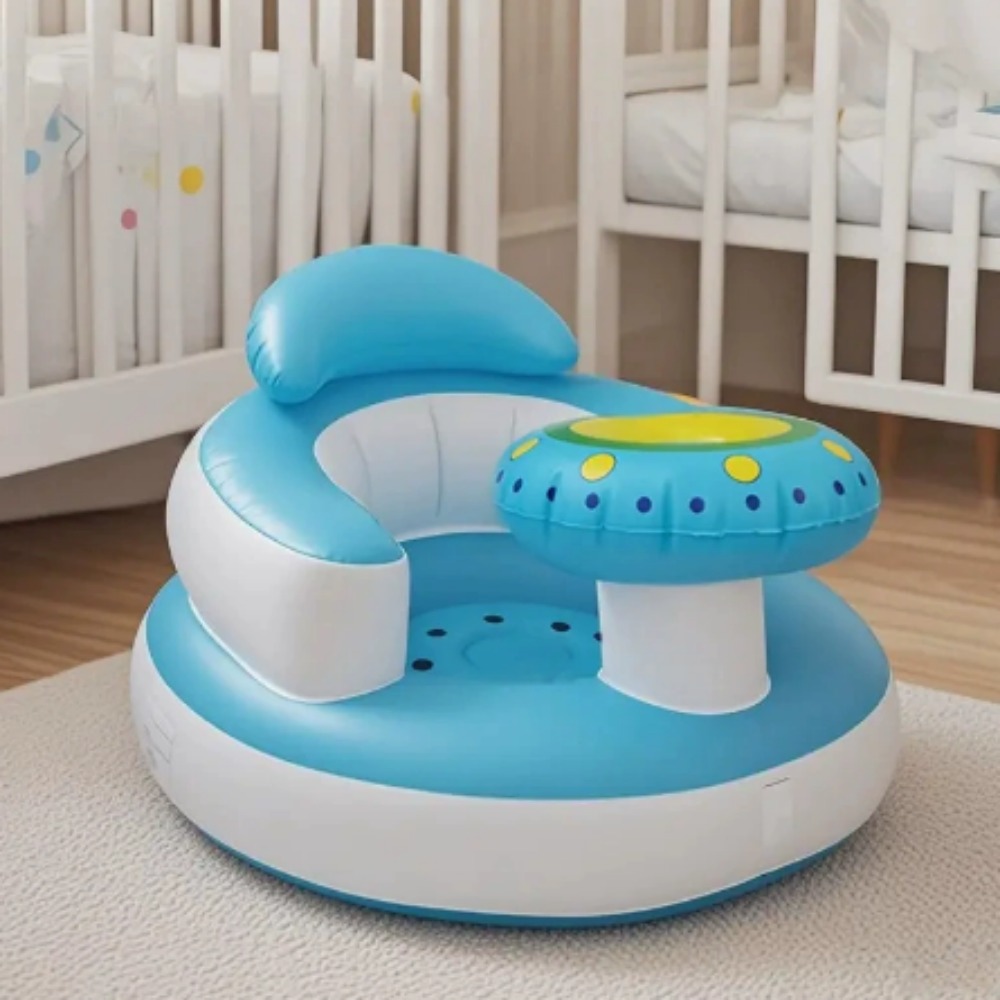 Baby Bath Tub Foldable - Cadeira de Banho Inflável Portátil e