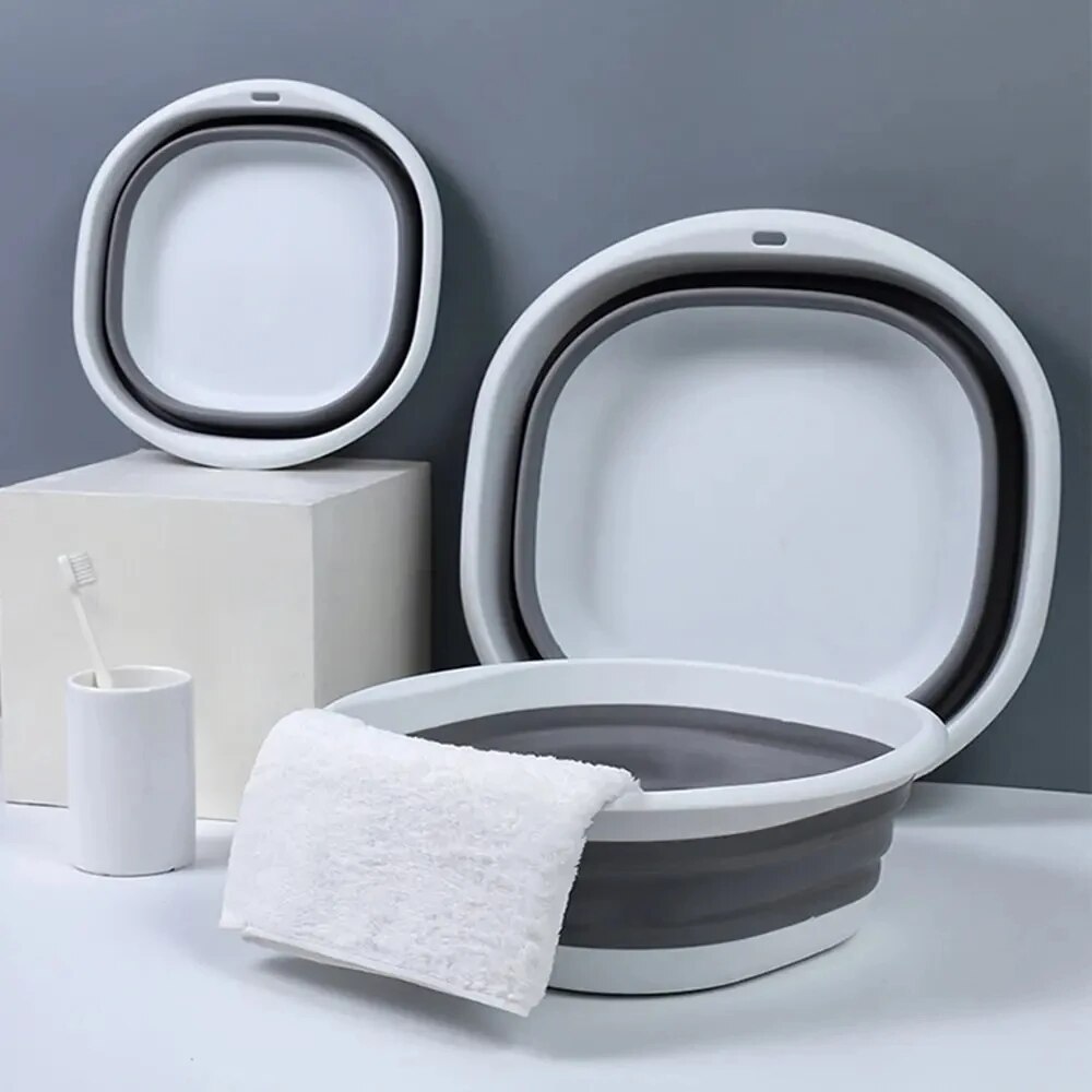Baby Bath Tub Foldable - Bacias dobráveis de plástico, lavatórios portáteis,