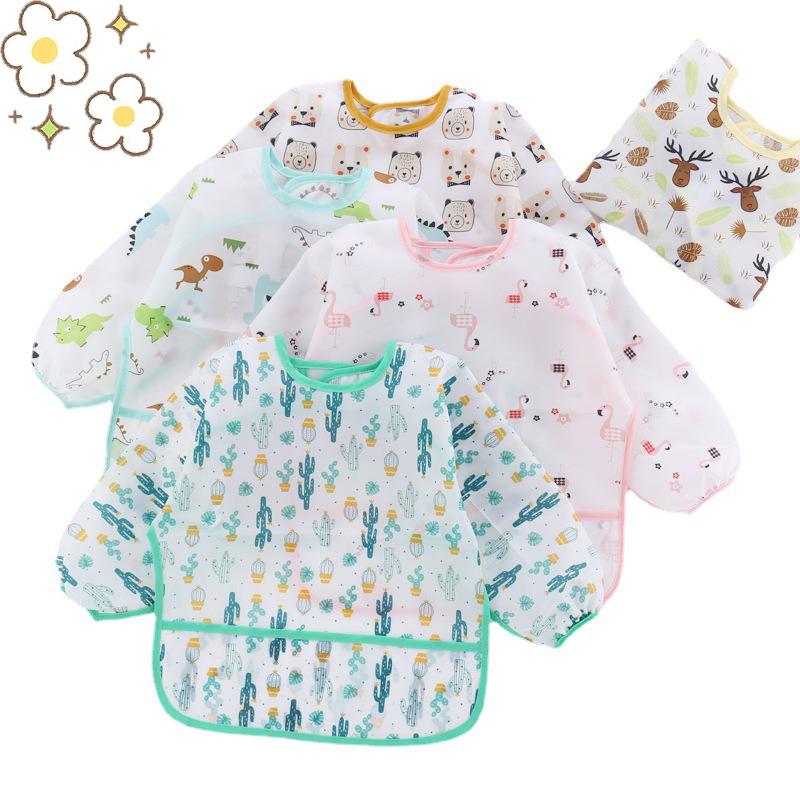 Silicone Baby Bibs - Babador de desenho animado de silicone