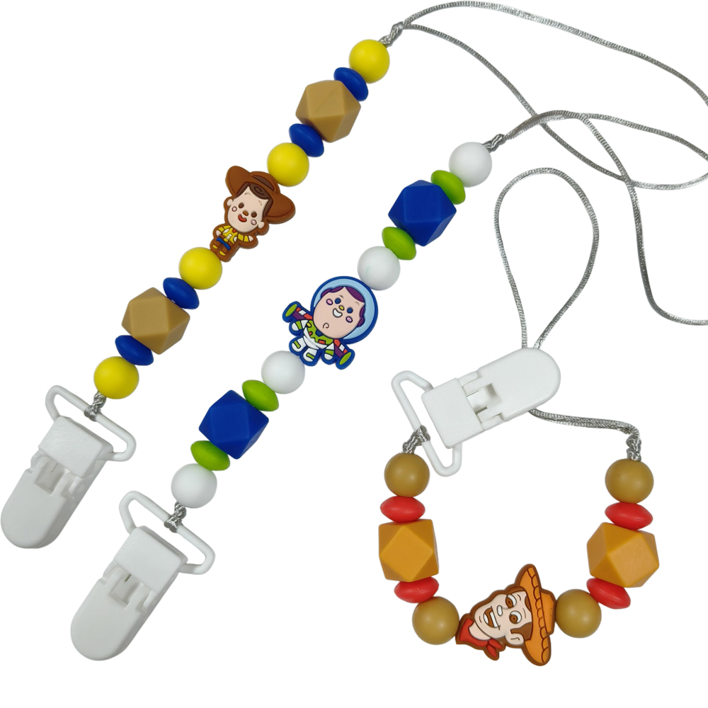 Baby Pacifier Clip - 1pc toy story buzz lightyear woody