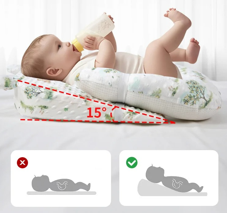 Anti-Roll Baby Pillow - Almofada para Bebê, Protetor de Cabeça