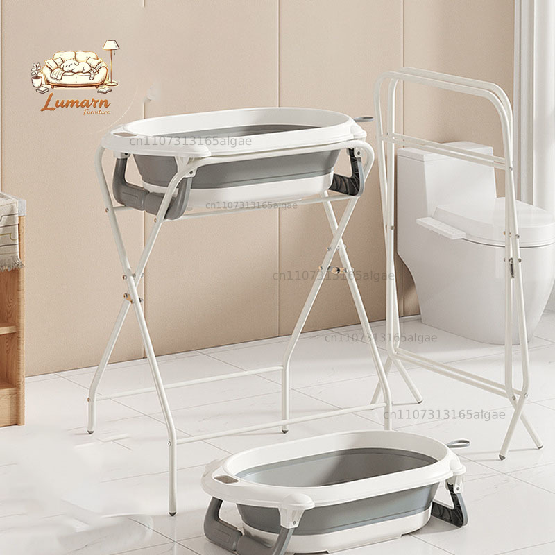 Baby Bath Tub Foldable - Banheira para Bebê com Suporte e