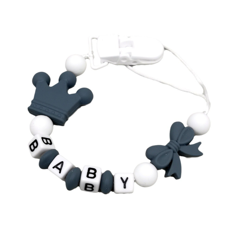 Baby Pacifier Clip - Prendedor de Chupeta de Silicone com