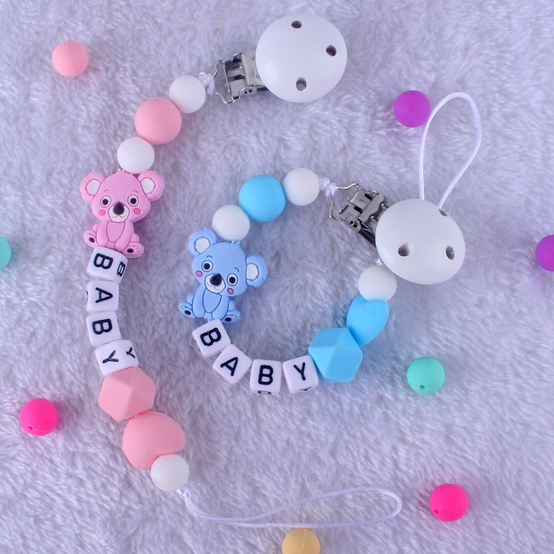 Baby Pacifier Clip - Ins Baby Personalized Name Clips Chupeta