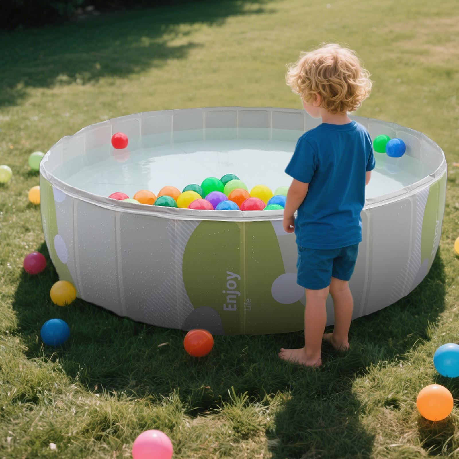 Baby Bath Tub Foldable - Piscina Dobrável Infantil, Piscina para Crianças,