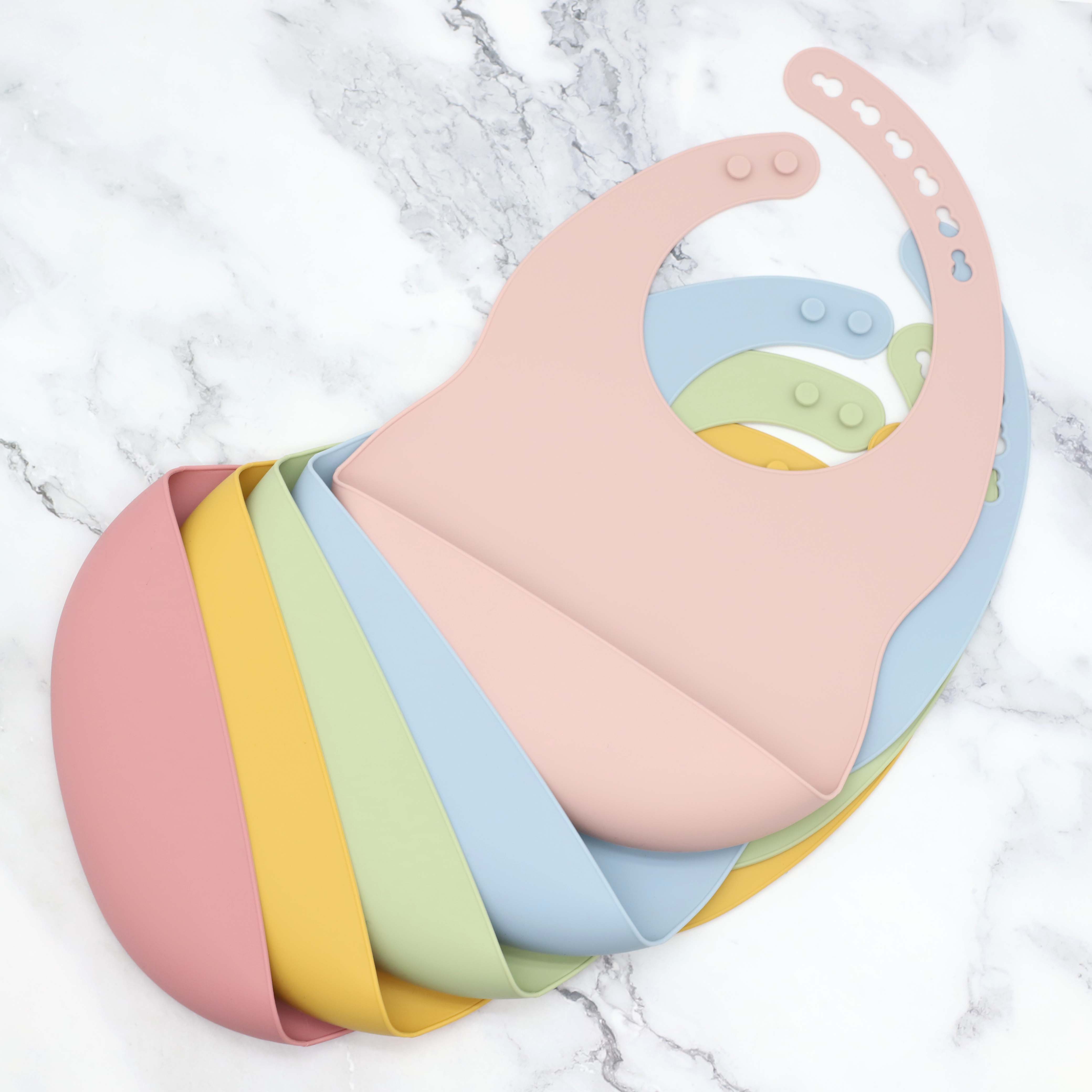 Silicone Baby Bibs - Novo babador de silicone para bebê