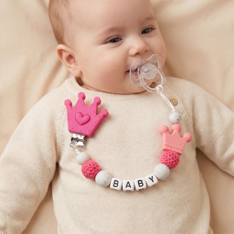 Baby Teethers - Prendedor de Chupeta Personalizado para Bebê