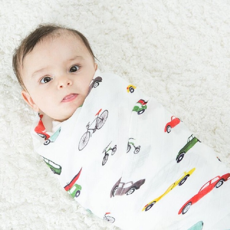 Baby Swaddle Blanket - Carro ultra macio 47x47 Polegada cobertor