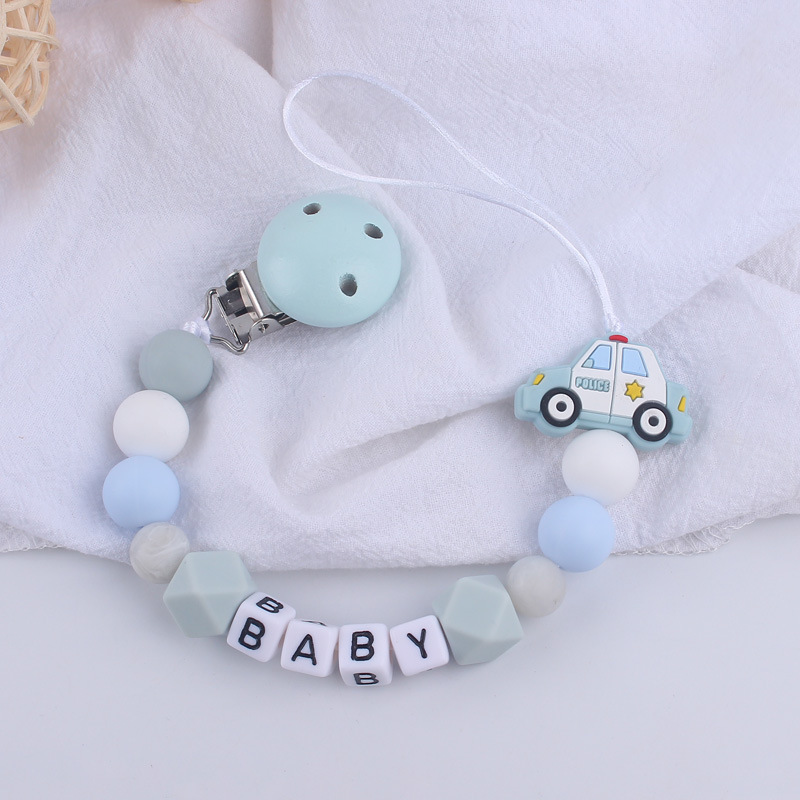 Baby Pacifier Clip - Clipes de chupeta com nome personalizado