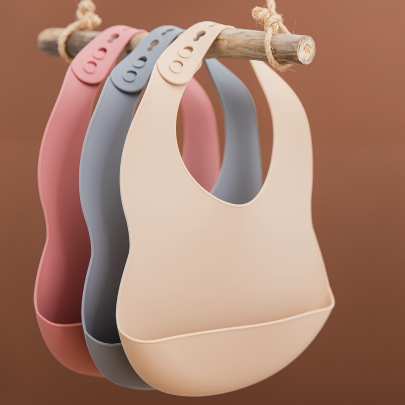 0-3 anos babador do bebê bpa l - Silicone Baby Bibs avaliação e preço