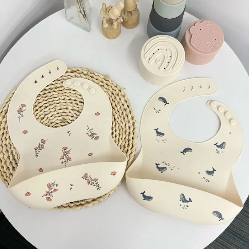Terno babador de alimentação b - Silicone Baby Bibs avaliação e preço
