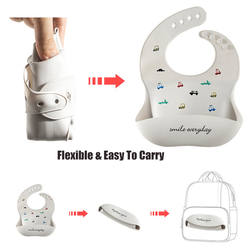 Silicone Baby Bibs 4 Speeds Ad - Silicone Baby Bibs avaliação e preço