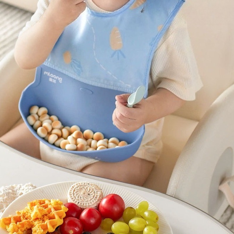 Babador à prova d'água para cr - Silicone Baby Bibs avaliação e preço