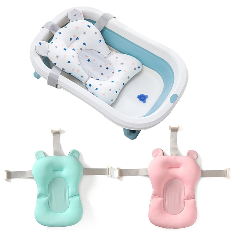 Almofada de banheira para chuv - Baby Bath Tub Foldable avaliação e preço