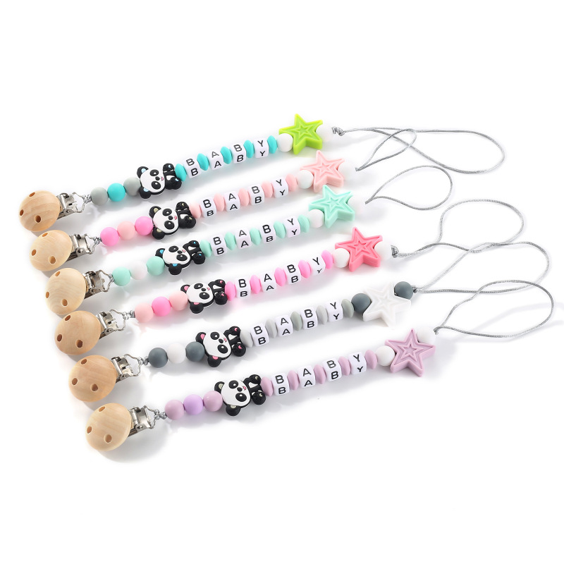 Prendedores de Chupeta Panda P - Baby Pacifier Clip avaliação e preço