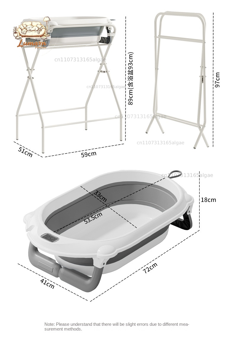 Banheira para Bebê com Suporte - Baby Bath Tub Foldable avaliação e preço