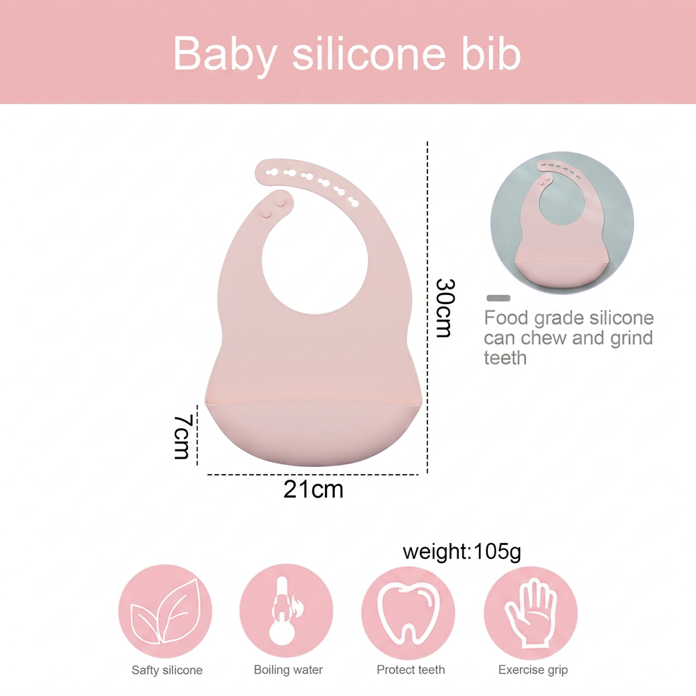 Babadores de silicone à prova  - Silicone Baby Bibs avaliação e preço