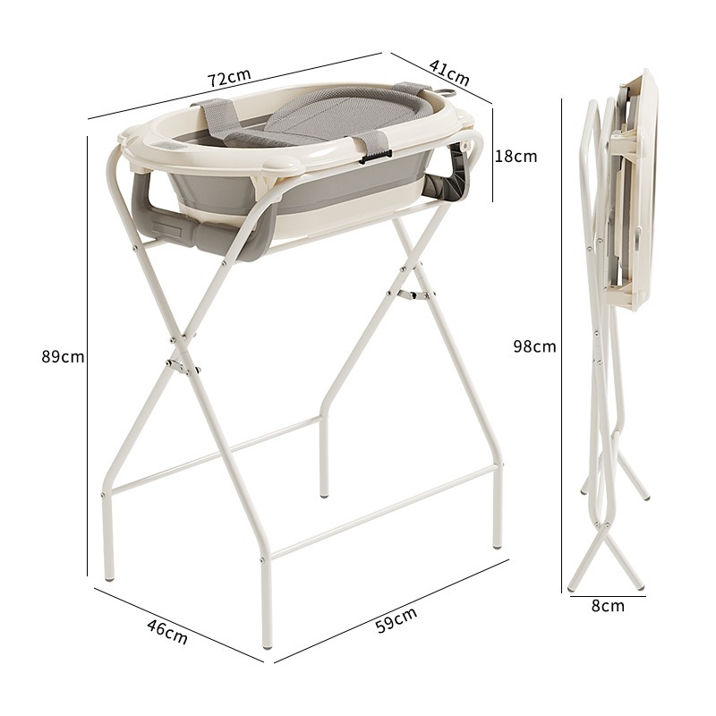 Conjunto de banho para bebê do - Baby Bath Tub Foldable avaliação e preço