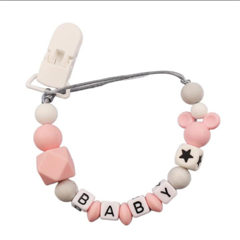 Bebê nome personalizado silico - Baby Pacifier Clip avaliação e preço