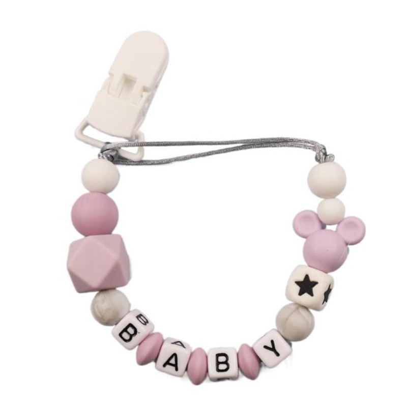 Bebê nome personalizado silico - Baby Pacifier Clip avaliação e preço