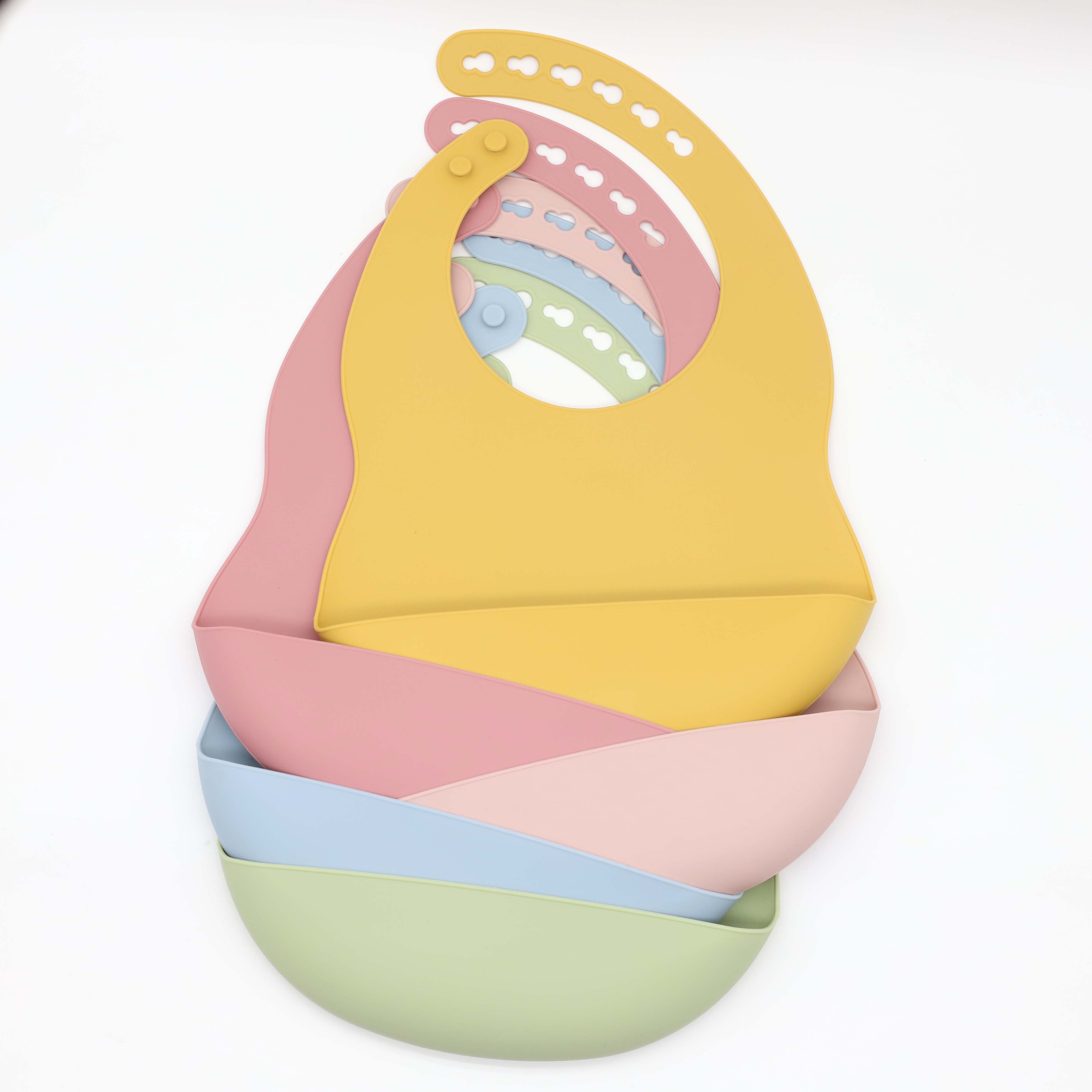 Novo babador de silicone para  - Silicone Baby Bibs avaliação e preço