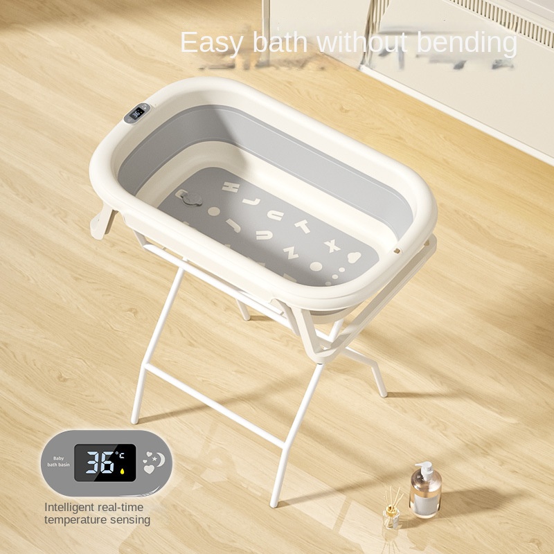 Conjunto de banheira e suporte - Baby Bath Tub Foldable avaliação e preço