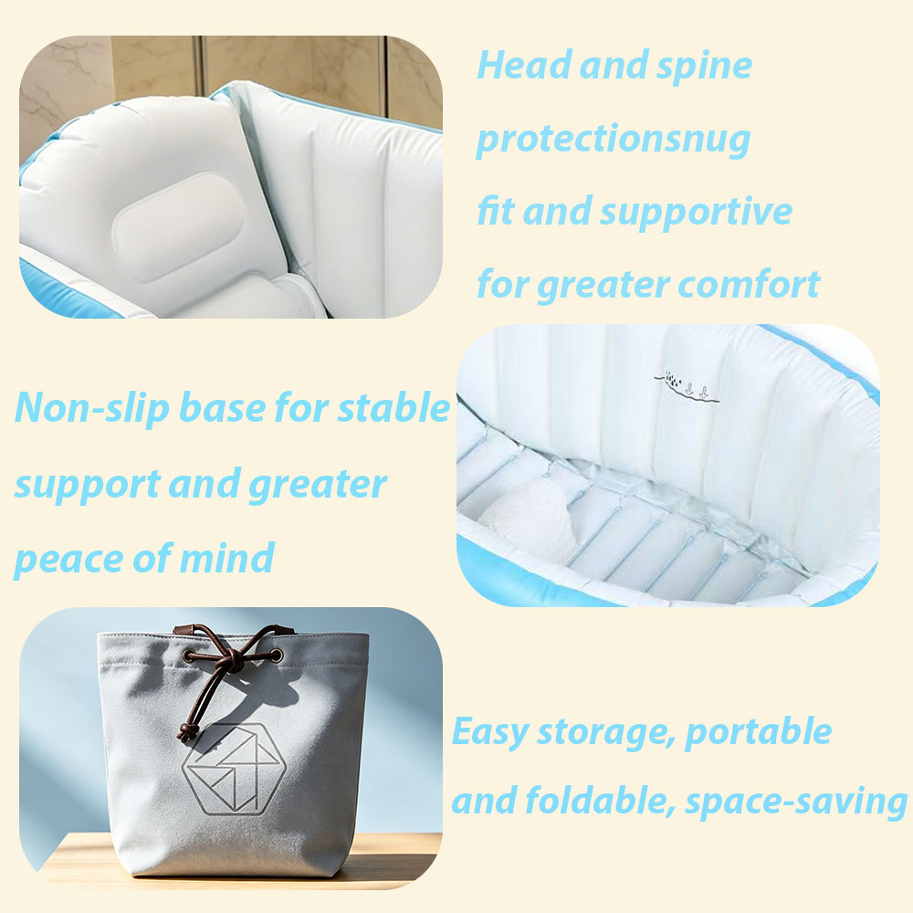 Banheira Inflável para Bebês c - Baby Bath Tub Foldable avaliação e preço
