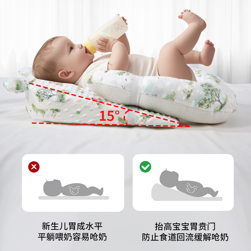 Almofada para Bebê, Protetor d - Anti-Roll Baby Pillow avaliação e preço