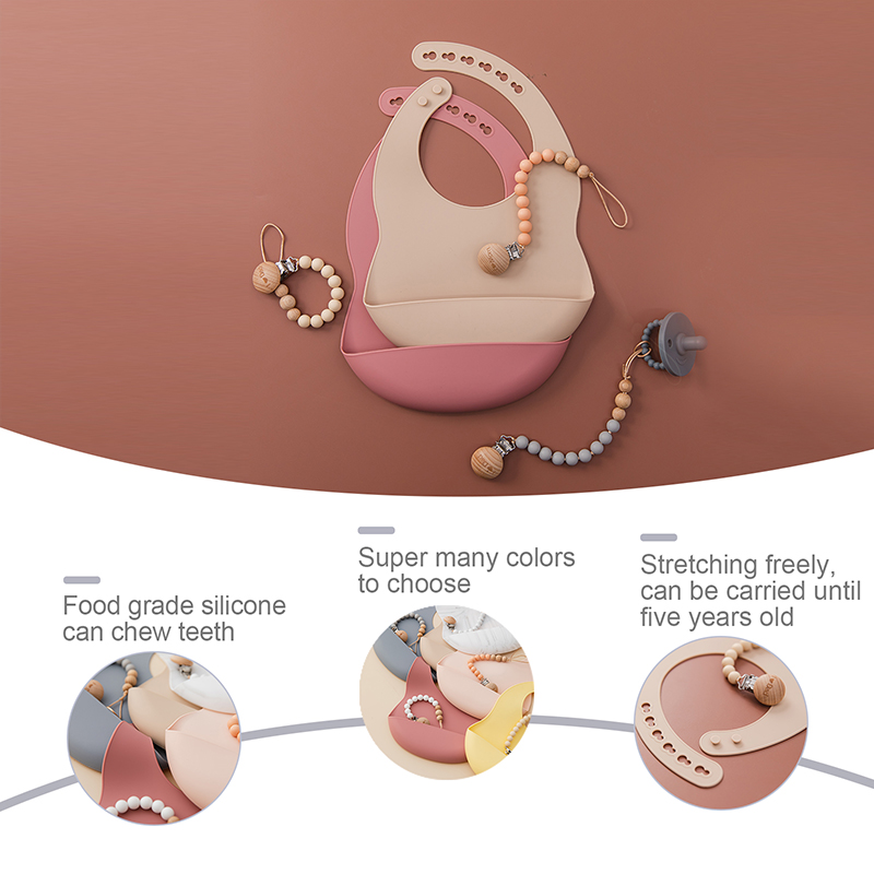 1pc Babador de Silicone Ajustá - Silicone Baby Bibs avaliação e preço